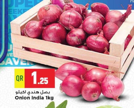 Onion from India available at Marza Hypermarket in Qatar - Al Wakra