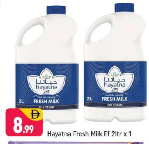 HAYATNA Fresh Milk available at Shaklan  in UAE - Dubai
