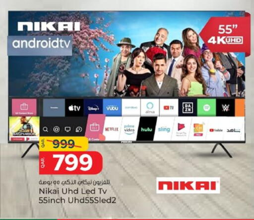 NIKAI Smart TV available at Paris Hypermarket in Qatar - Doha
