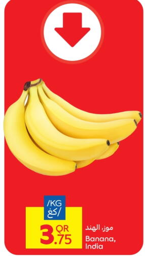 Banana from India available at Carrefour in Qatar - Doha