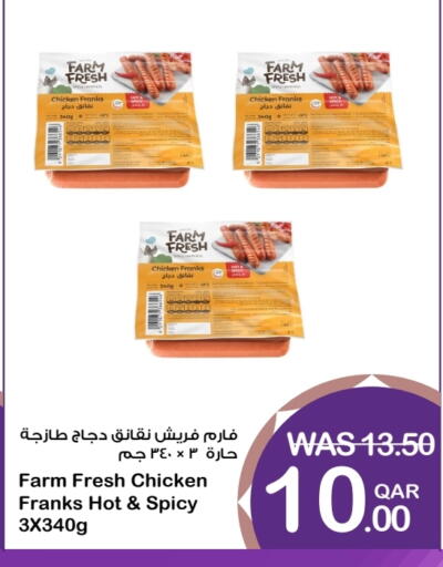 FARM FRESH Chicken Franks available at Megamart in Qatar - Al Wakra