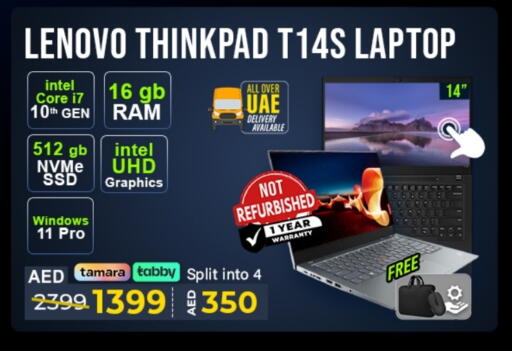 LENOVO Laptop available at TechDeals Electronics Trading in UAE - Abu Dhabi