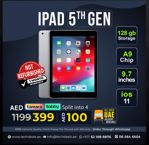 APPLE iPad available at TechDeals Electronics Trading in UAE - Umm al Quwain