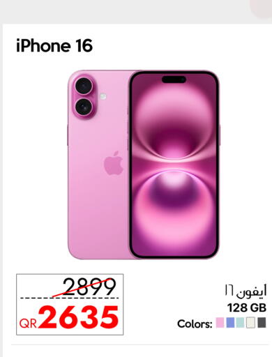 APPLE iPhone 16 available at iCONNECT  in Qatar - Al-Shahaniya
