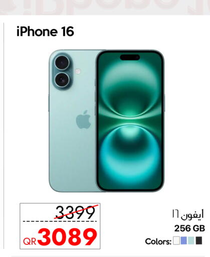 APPLE iPhone 16 available at iCONNECT  in Qatar - Al-Shahaniya