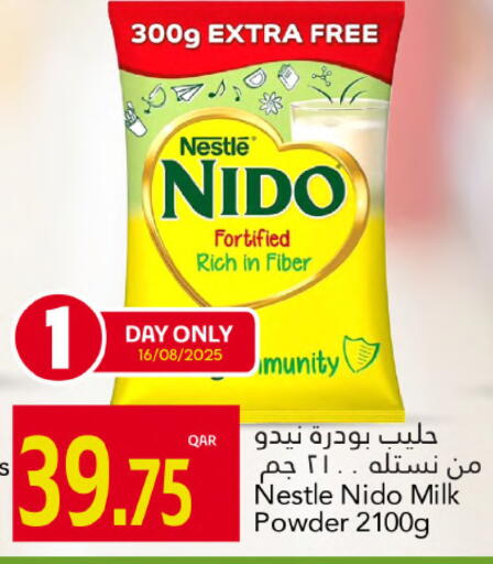 NIDO Milk Powder available at Gulf Food Center in Qatar - Al Khor