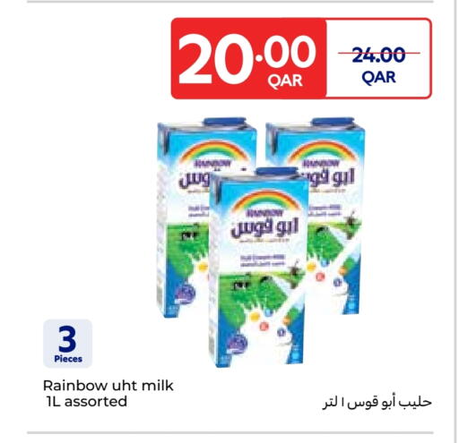 RAINBOW Long Life / UHT Milk available at Carrefour in Qatar - Umm Salal