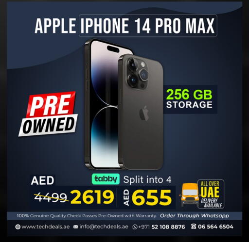 APPLE iPhone 14 available at TechDeals Electronics Trading in UAE - Abu Dhabi