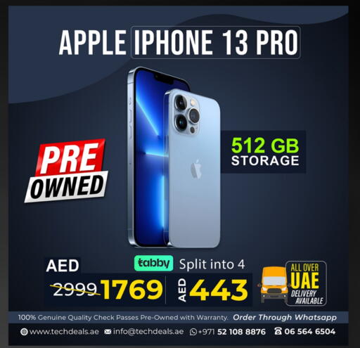 APPLE iPhone 13 available at TechDeals Electronics Trading in UAE - Abu Dhabi