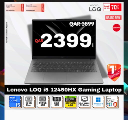 LENOVO Laptop available at Royce World Trading & Services W.L.L in Qatar - Al-Shahaniya