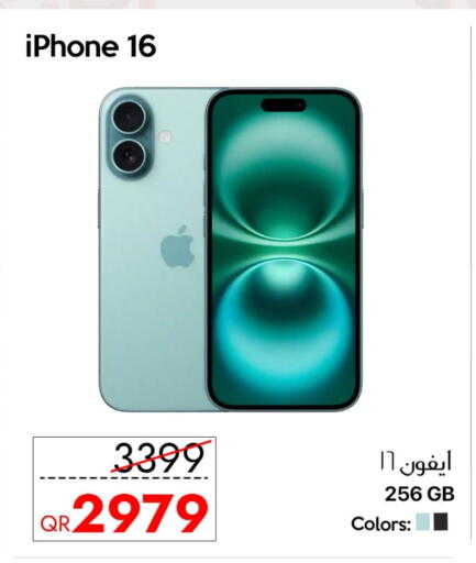 APPLE iPhone 16 available at iCONNECT  in Qatar - Al Wakra