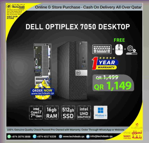 DELL available at Tech Deals Trading in Qatar - Doha