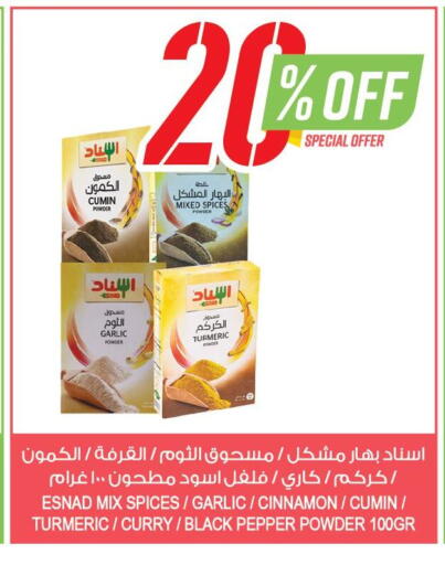 Cumin Garlic Turmeric Cinnamon Pepper available at المزرعة in مملكة العربية السعودية, السعودية, سعودية - الخرج