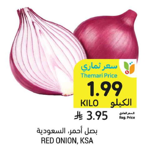 Onion available at Tamimi Market in KSA, Saudi Arabia, Saudi - Al Khobar