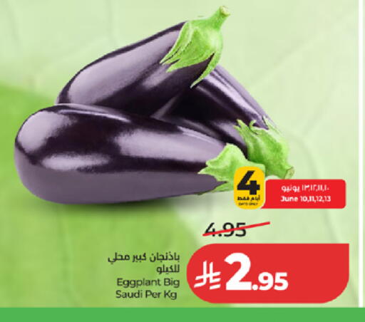 Eggplant from Saudi Arabia available at لولو هايبرماركت in مملكة العربية السعودية, السعودية, سعودية - جدة