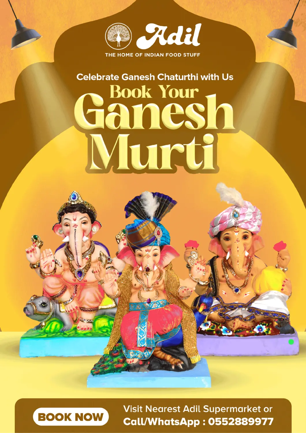 UAE - Abu Dhabi Adil Supermarket offers in D4D Online. Celebrate Ganesh Chaturthi. . Only On 26th July
