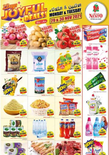 Kuwait Nesto Hypermarkets offers in D4D Online. 2 Days Joyful Deals!. . Till 30th November