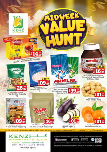 UAE - Sharjah / Ajman Kenz Hypermarket offers in D4D Online. Midweek Value Hunt. . Till 28th February