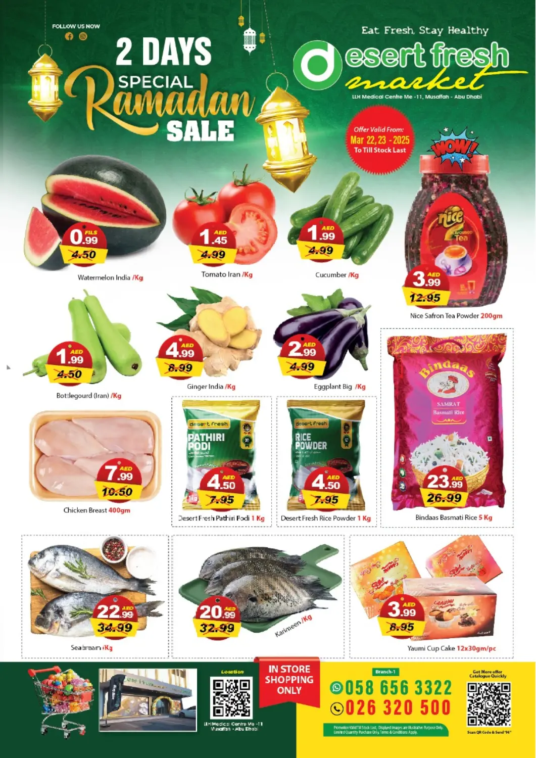 UAE - Abu Dhabi DESERT FRESH MARKET  offers in D4D Online. ME 11 Musaffah. . Till 23rd March