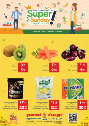 Qatar - Al Khor Gourmet Hypermarket offers in D4D Online. Super Sunday. . Only On 31st December