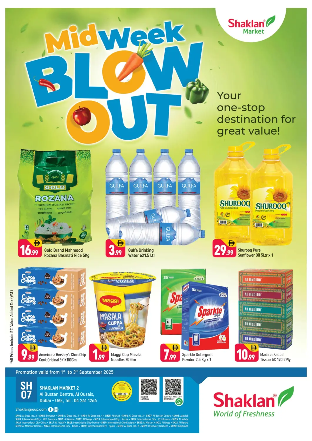 UAE - Dubai Shaklan  offers in D4D Online. Al Bustan Centre ,Al Qusais, Dubai. . Till 3rd September