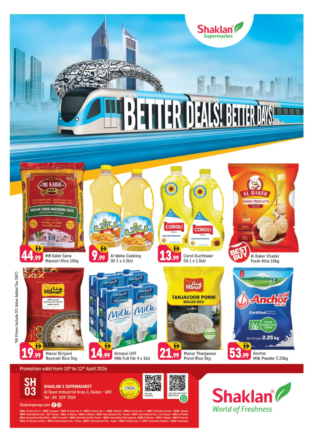 UAE - Dubai Shaklan  offers in D4D Online. Al Quoz - Ind area - 2,Dubai. . Till 12th April