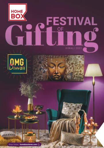 UAE - Dubai Home Box  offers in D4D Online. Festival Of Gifting - Diwali 2021. . Until Stock Last