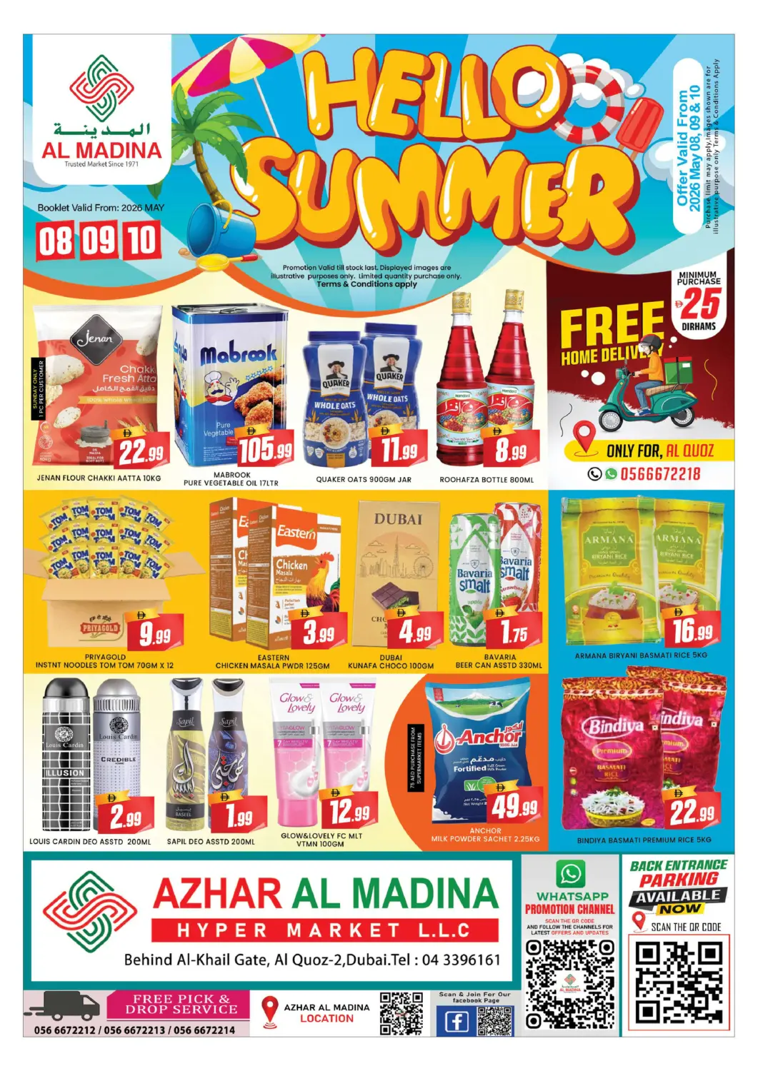UAE - Dubai AL MADINA (Dubai) offers in D4D Online. Azhar Al Madina - Al Quoz. . Till 10th May