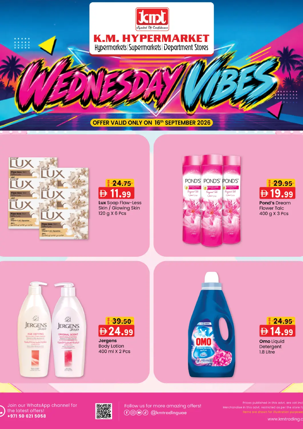 UAE - Sharjah / Ajman K.M Hypermarket offers in D4D Online. Wednesday Vibes. . Only On 16th September