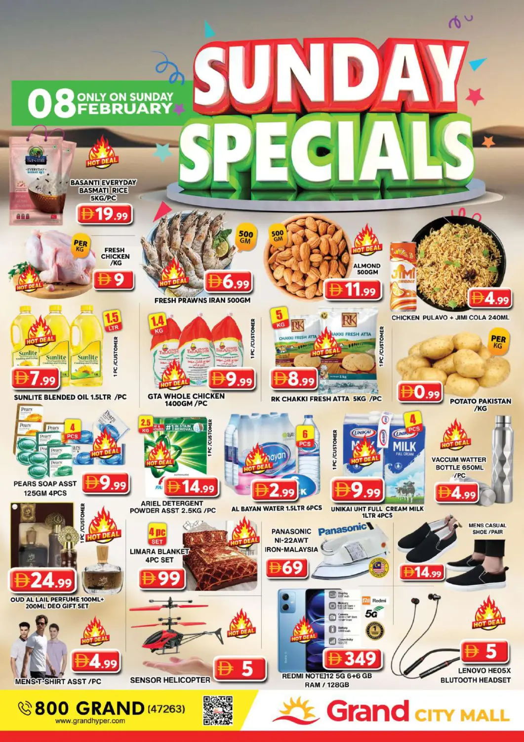 UAE - Dubai Grand Hyper Market offers in D4D Online. Grand City Mall, Dubai. . Only On 8th February