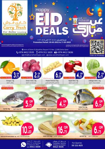 Qatar - Al Rayyan Carry Fresh Hypermarket offers in D4D Online. Eid Deals @ Muaither. . Till 11th May