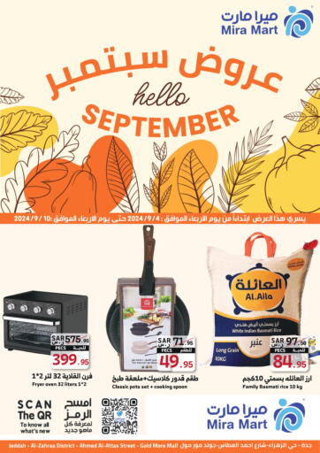 KSA, Saudi Arabia, Saudi - Jeddah Mira Mart Mall offers in D4D Online. Hello September. . Till 10th September