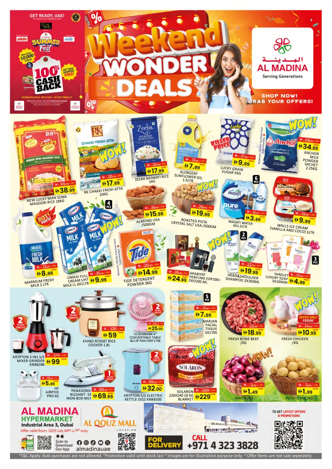 UAE - Dubai Al Madina  offers in D4D Online. Al Quoz Mall, Dubai. . Till 6th July