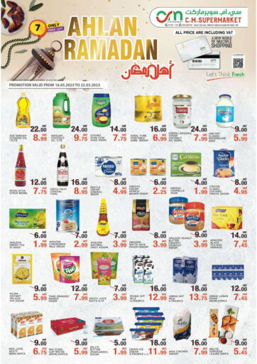 UAE - Abu Dhabi C.M. supermarket offers in D4D Online. Ahlan Ramadan. . Till 22nd March