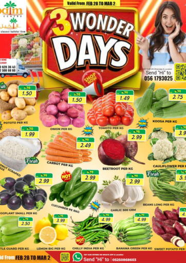 UAE - Sharjah / Ajman Palm Centre LLC offers in D4D Online. 3 Wonder Days. . Till 2nd March