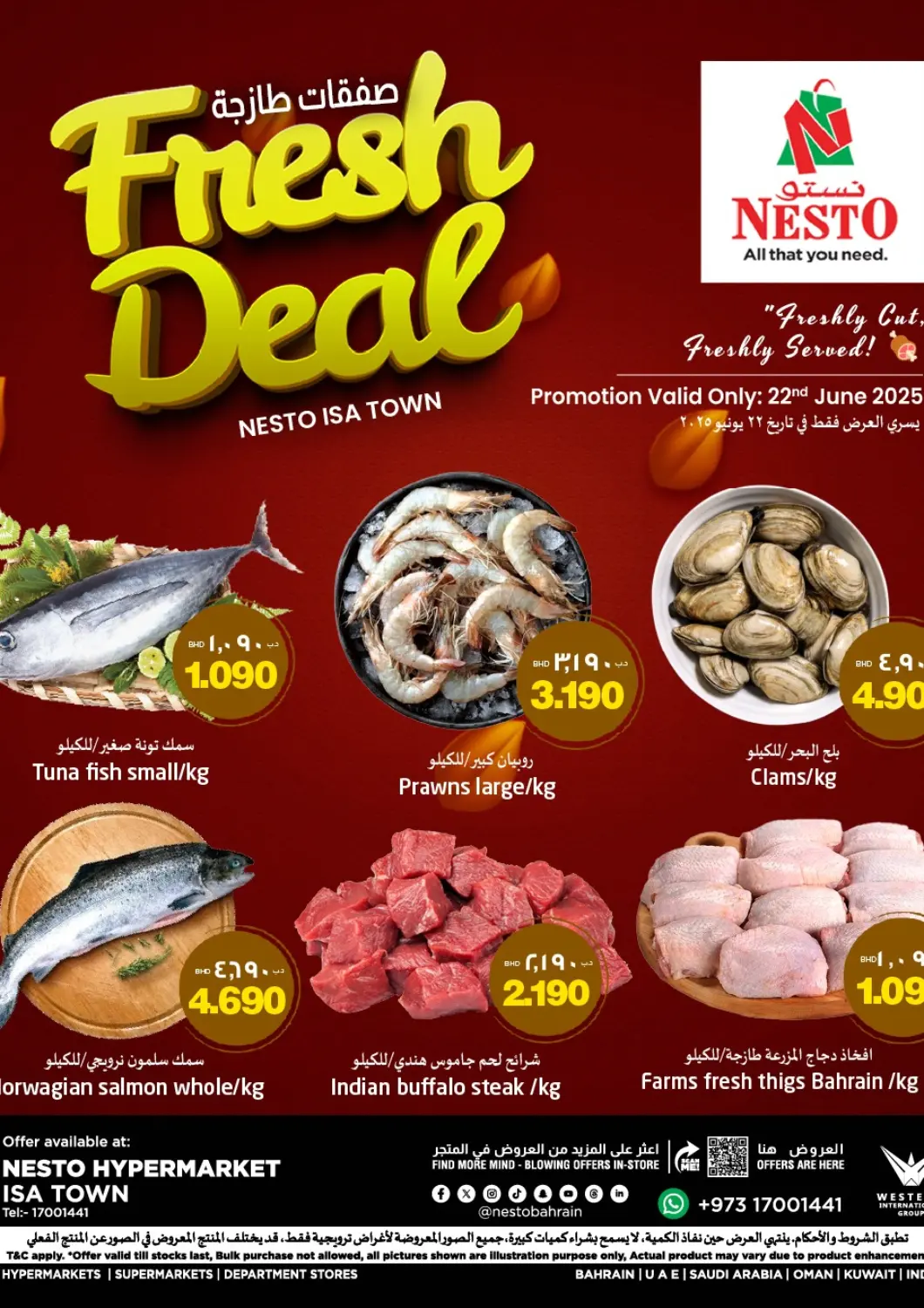 Bahrain NESTO  offers in D4D Online. Fresh Deals. . Only On 22nd June