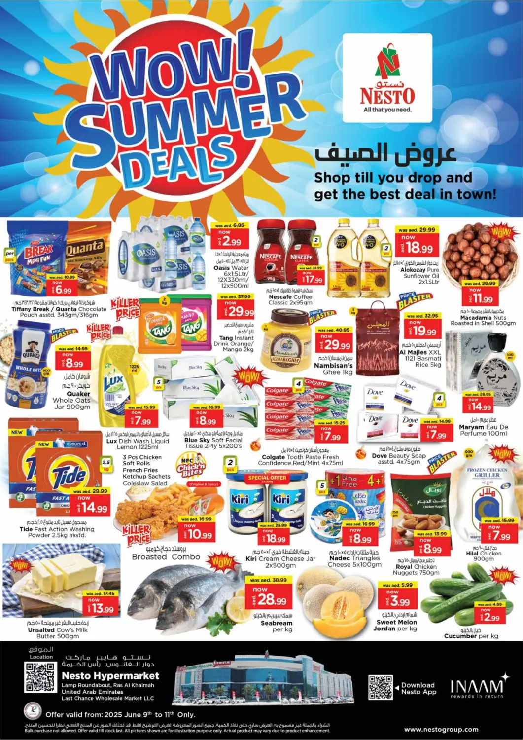 UAE - Ras al Khaimah Nesto Hypermarket offers in D4D Online. Lamp Roundabout, Ras Al Khaimah. . Till 11th June