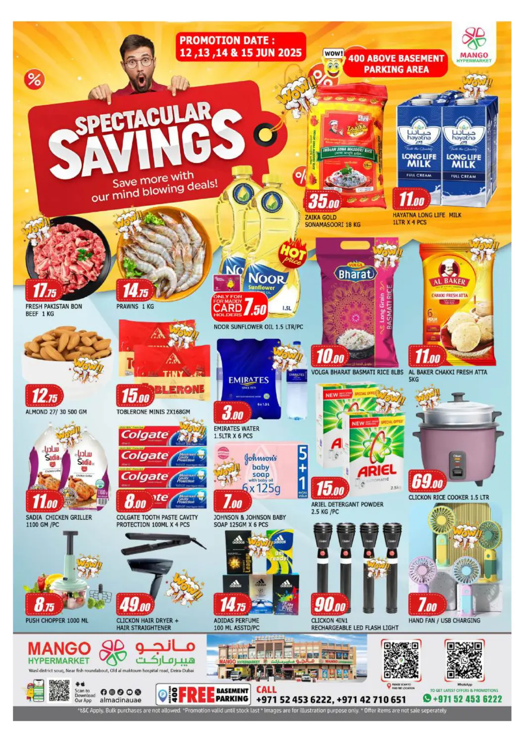 UAE - Dubai Mango Hypermarket LLC offers in D4D Online. Deira - Dubai. . Till 15th June