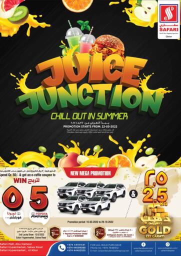 Qatar - Al Khor Safari Hypermarket offers in D4D Online. Juice Junction. . Till 28th May