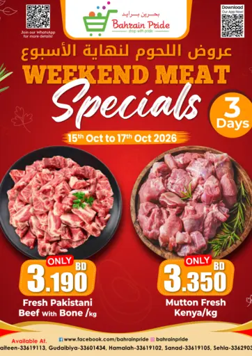 Weekend Meat Specials