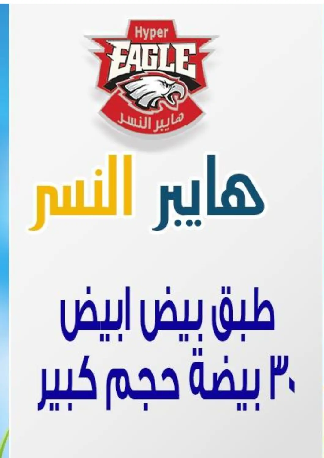 Egypt - Cairo Hyper Eagle offers in D4D Online. Special Offer. . Until Stock Last