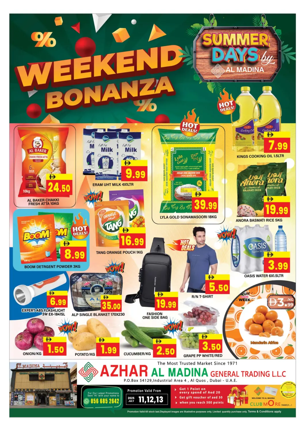 UAE - Dubai AL MADINA (Dubai) offers in D4D Online. Azhar GT - Al Qouz. . Till 13th July