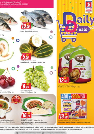 Qatar - Doha Safari Hypermarket offers in D4D Online. Daily Deals. . Only On 8th June