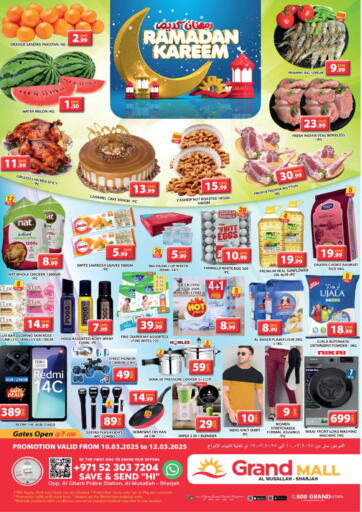 UAE - Sharjah / Ajman Grand Hyper Market offers in D4D Online. Al Musallah, Sharjah. . Till 12th March