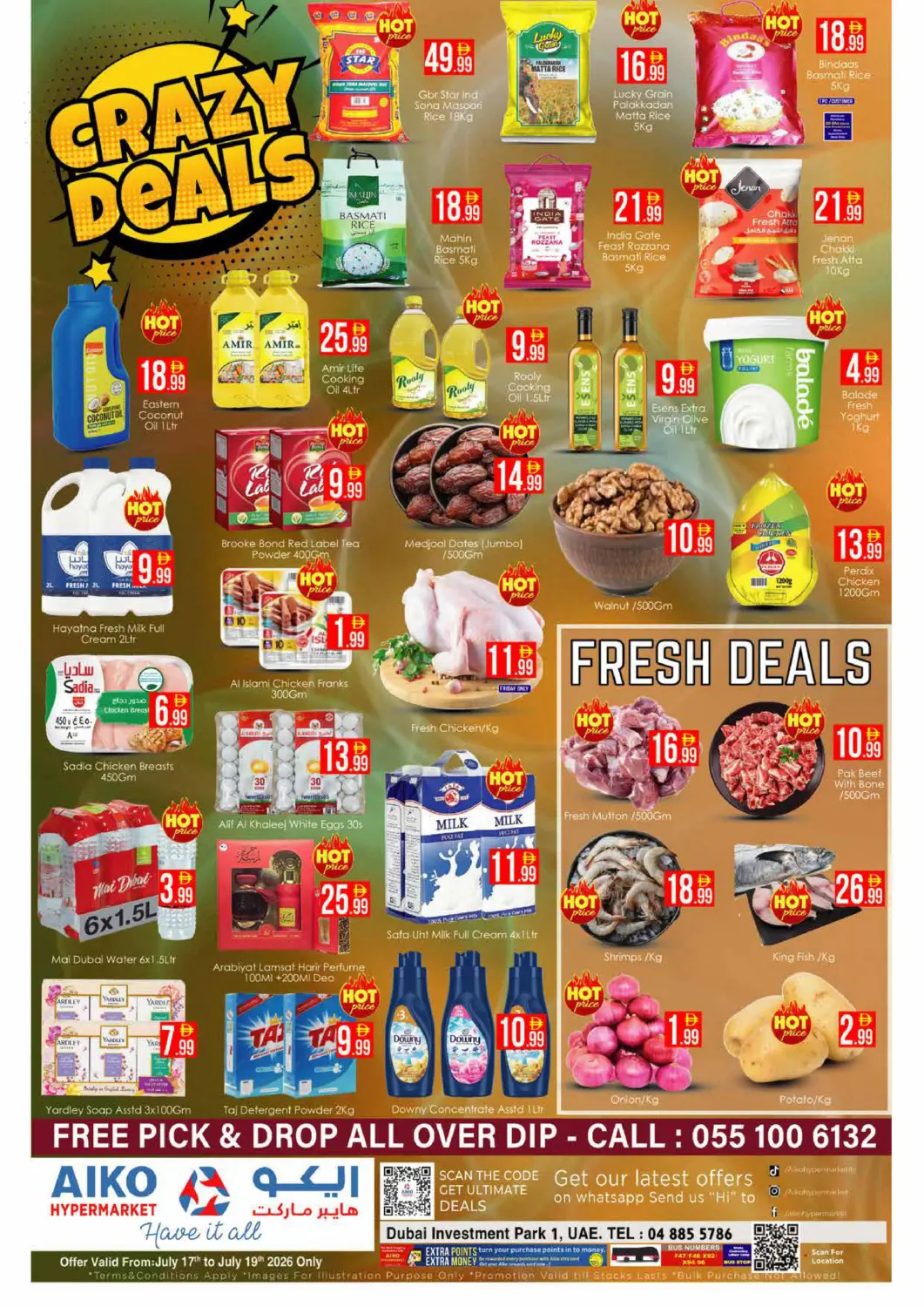 UAE - Dubai AIKO Mall and AIKO Hypermarket offers in D4D Online. Dubai Investment Park 1. . Till 19th July