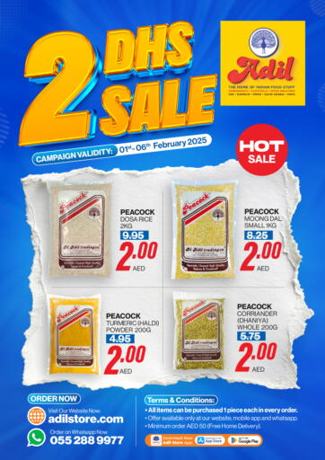 UAE - Sharjah / Ajman Adil Supermarket offers in D4D Online. 2 Dhs Sale. . Till 6th February