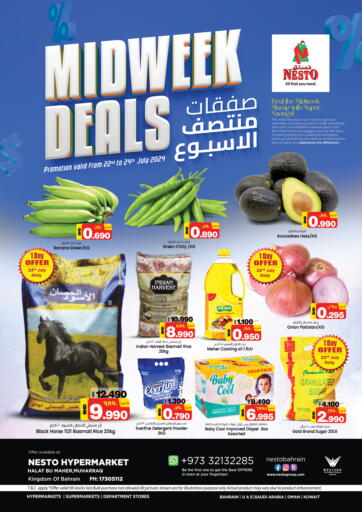 Bahrain NESTO  offers in D4D Online. Midweek Deals. . Till 24th July