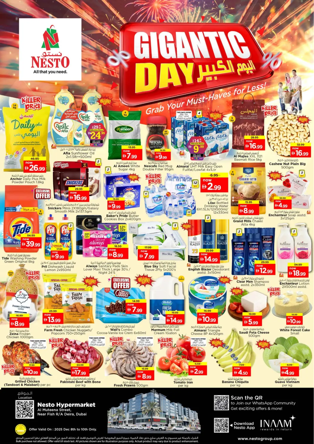 UAE - Dubai Nesto Hypermarket offers in D4D Online. Muteena, Deira. . Till 10th December
