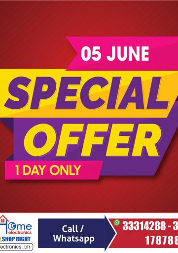 Bahrain Home Electronics offers in D4D Online. Special offer. . Only On 5th june