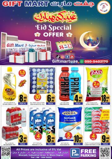 UAE - Sharjah / Ajman GIFT MART- Sharjah offers in D4D Online. Eid Special Offer. . Till 11th April
